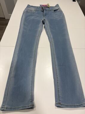 Tush Push Jeans Women's Size 15 Light Wash Strecht skinny Jean